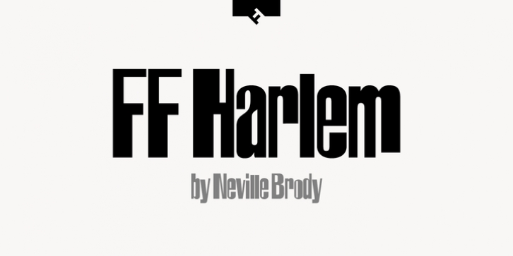 FF Harlem font preview