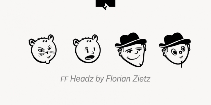 FF Headz font preview