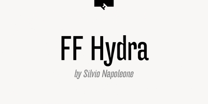 FF Hydra font preview