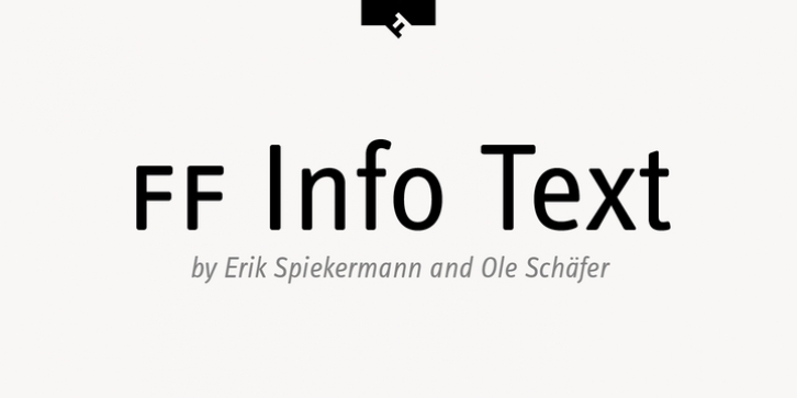 FF Info Text font preview