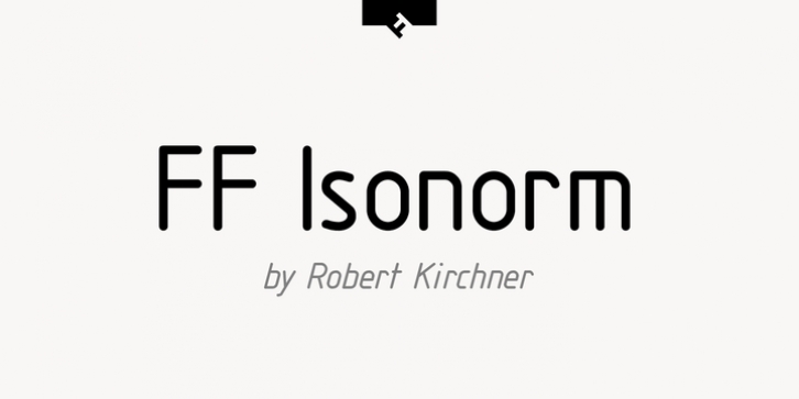 FF Isonorm Pro font preview