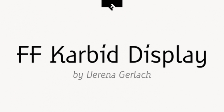 FF Karbid Display Pro font preview