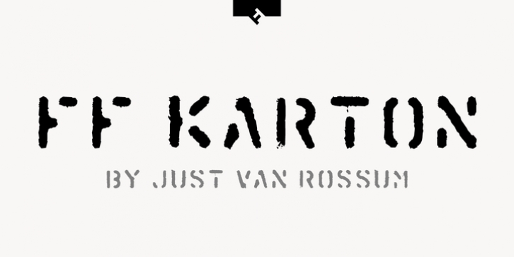 FF Karton font preview