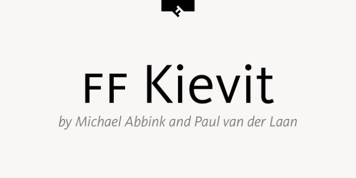 FF Kievit font preview