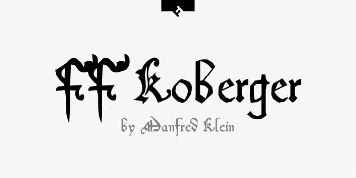 FF Koberger font preview
