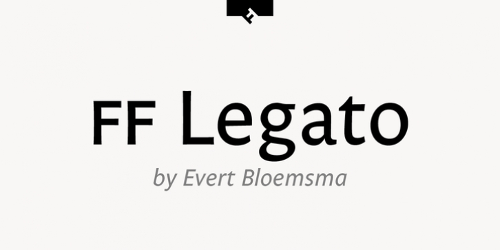 FF Legato font preview