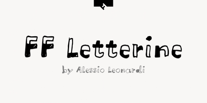 FF Letterine font preview