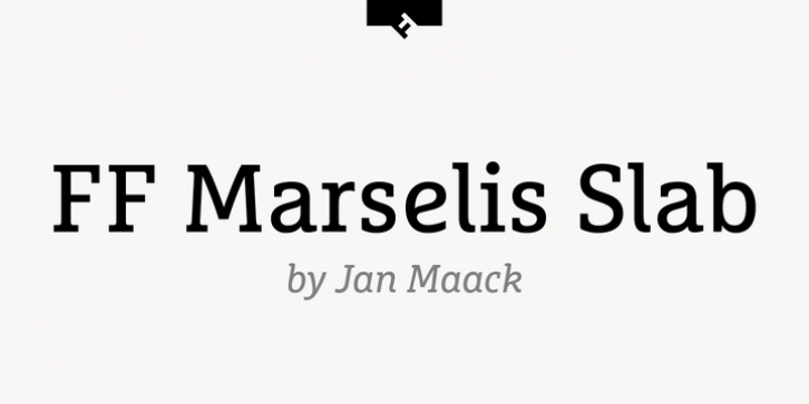 FF Marselis Slab font preview