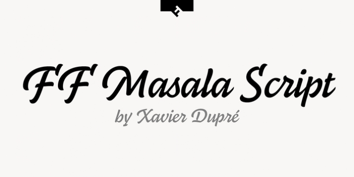 FF Masala Script font preview