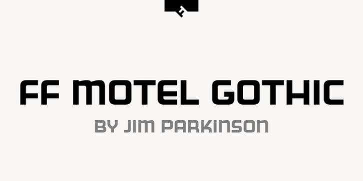 FF Motel Gothic font preview