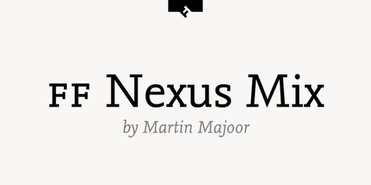 FF Nexus Mix Pro font preview