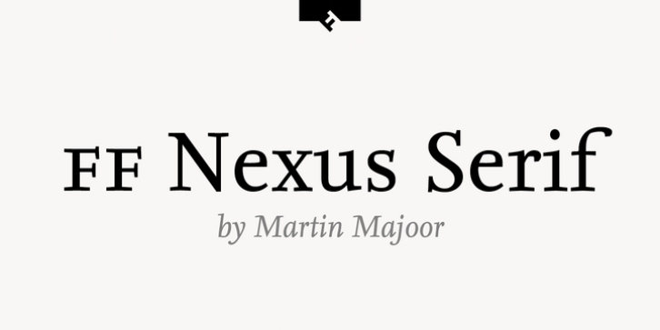FF Nexus Serif font preview