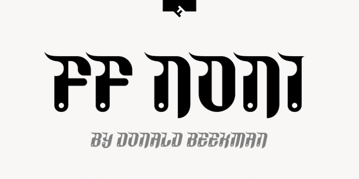 FF Noni font preview