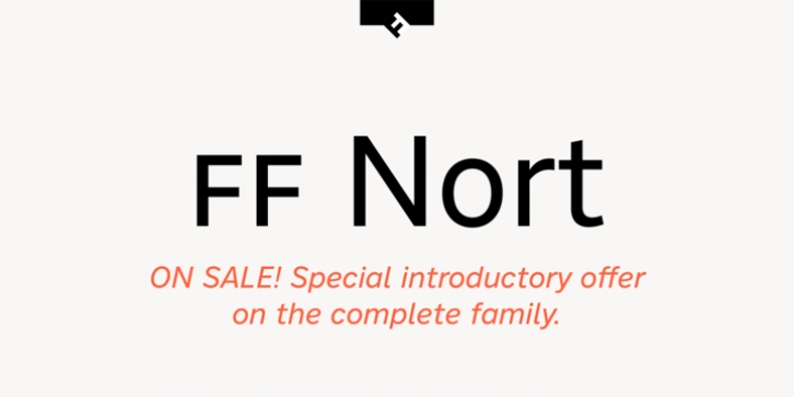 FF Nort font preview