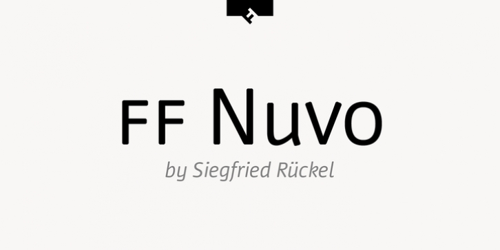 FF Nuvo font preview