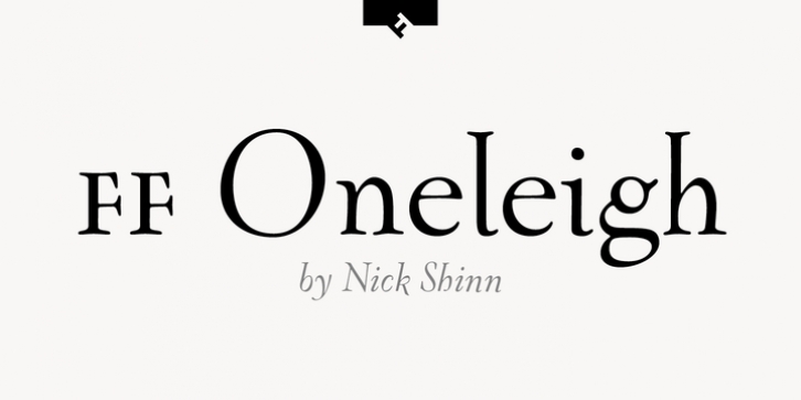 FF Oneleigh font preview