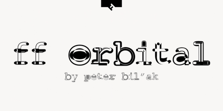 FF Orbital font preview
