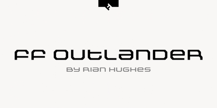FF Outlander font preview