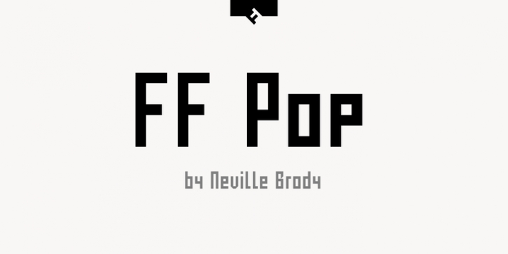 FF Pop font preview