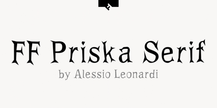 FF Priska Serif font preview