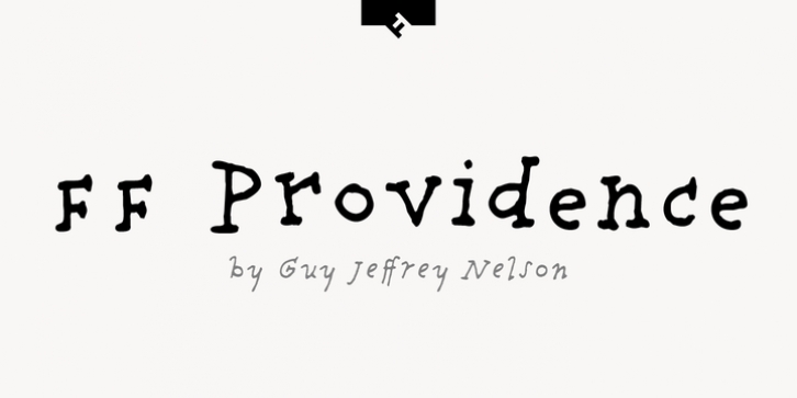 FF Providence font preview