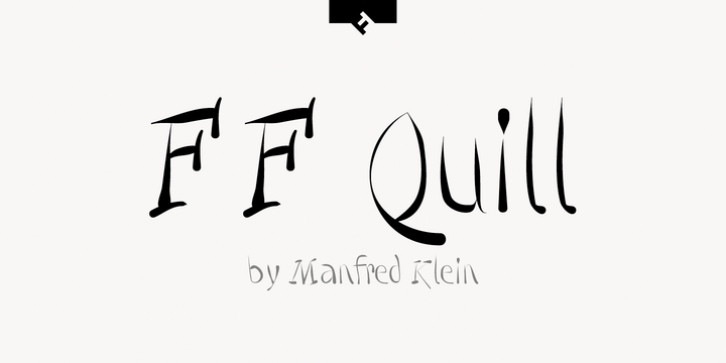 FF Quill font preview