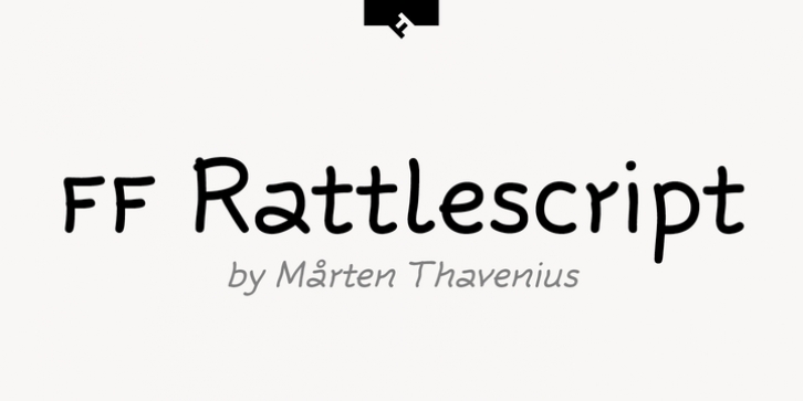 FF Rattlescript font preview