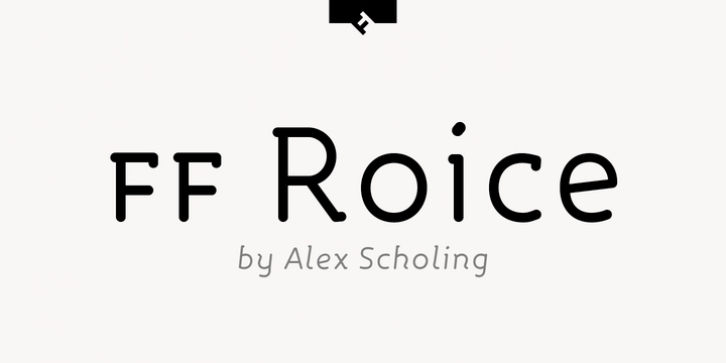 FF Roice font preview