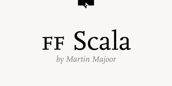 FF Scala Pro font preview