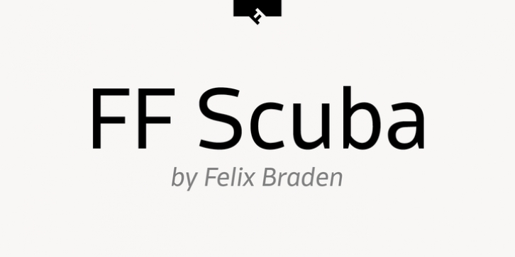 FF Scuba font preview