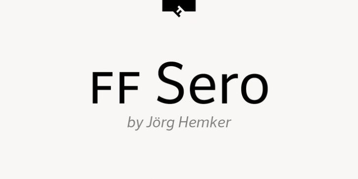 FF Sero font preview