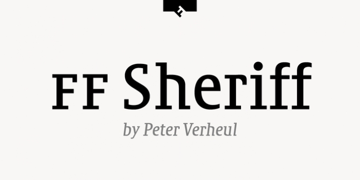 FF Sheriff Pro font preview