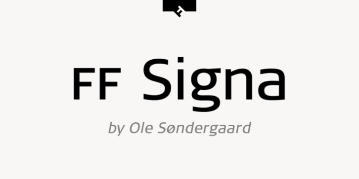 FF Signa Pro font preview