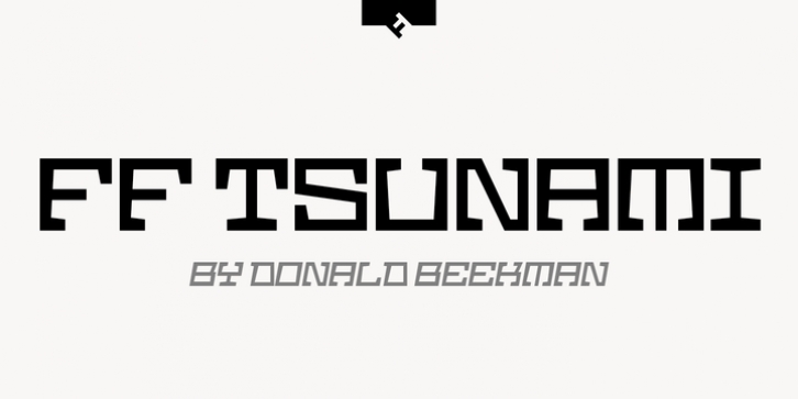 FF Tsunami font preview
