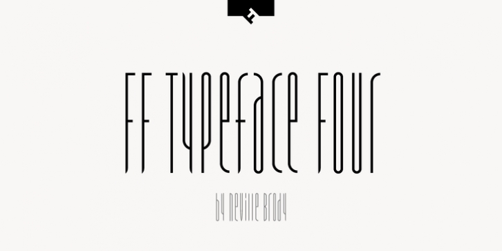 FF Typeface Four font preview