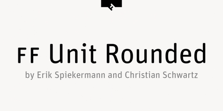FF Unit Rounded font preview
