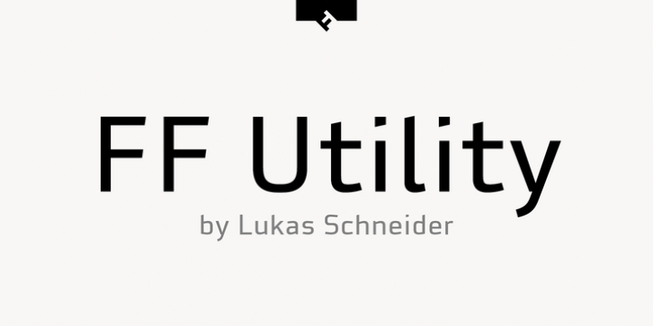FF Utility font preview