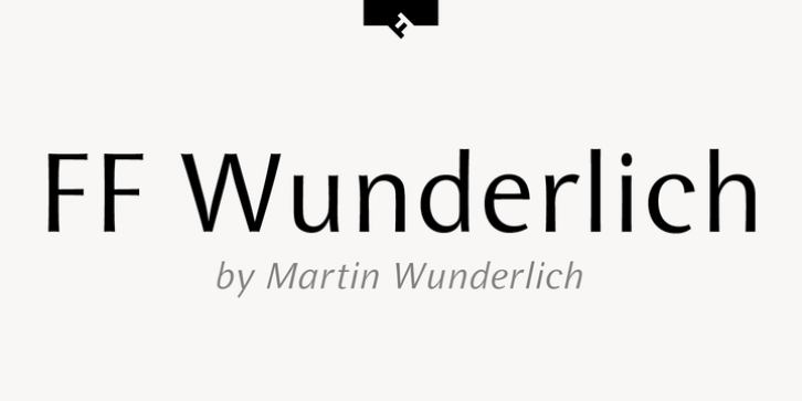 FF Wunderlich font preview