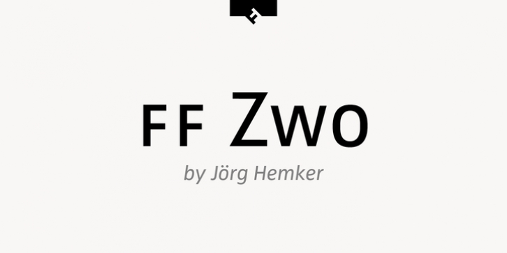 FF Zwo Pro font preview