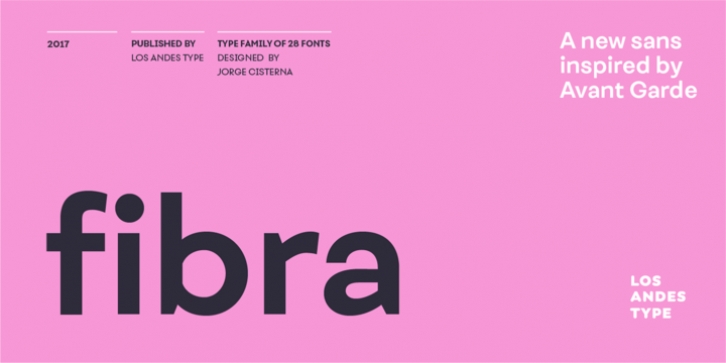 Fibra font preview