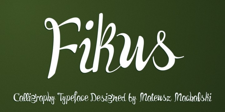 Fikus font preview