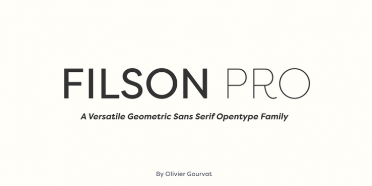 Filson Pro font preview