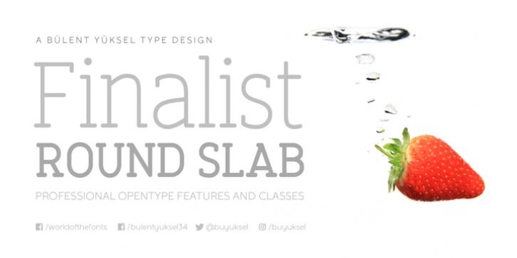 Finalist Round Slab font preview