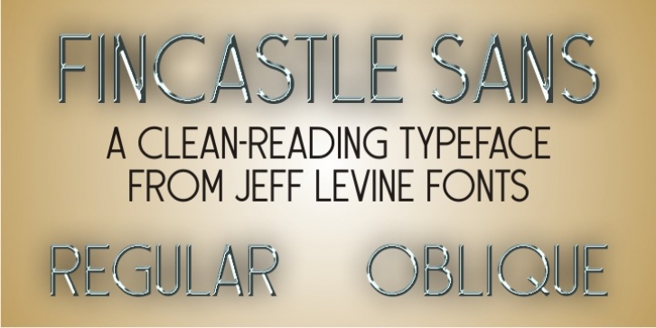 Fincastle Sans JNL font preview