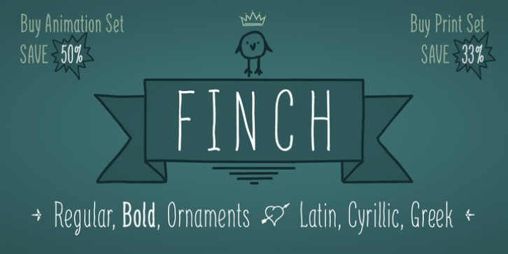 Finch font preview