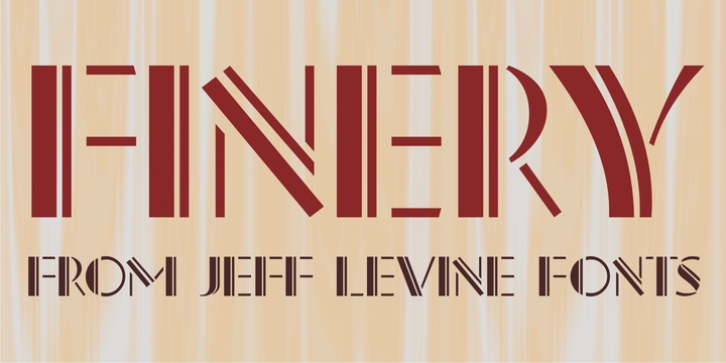 Finery JNL font preview