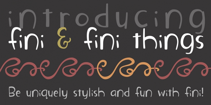 Fini font preview