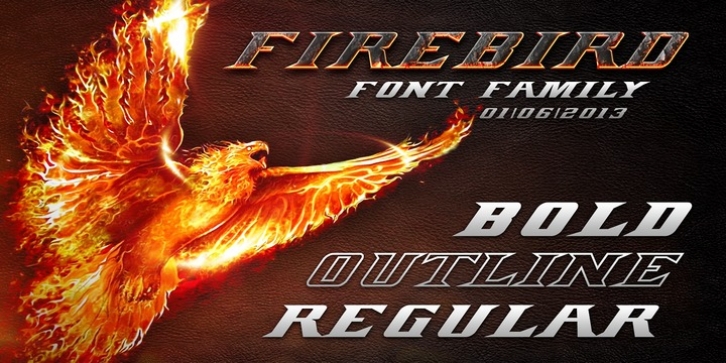 FIREBIRD font preview