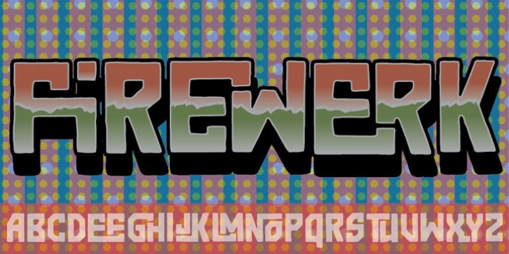 Firewerk font preview