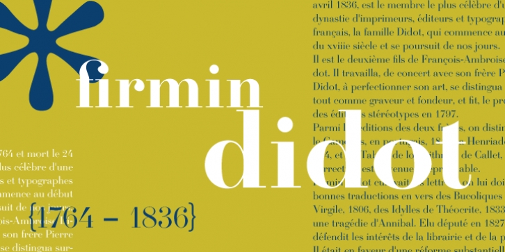 Firmin Didot font preview